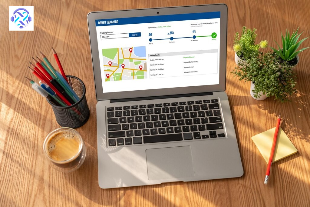 Delivery tracking system for ecommerce and modish online business