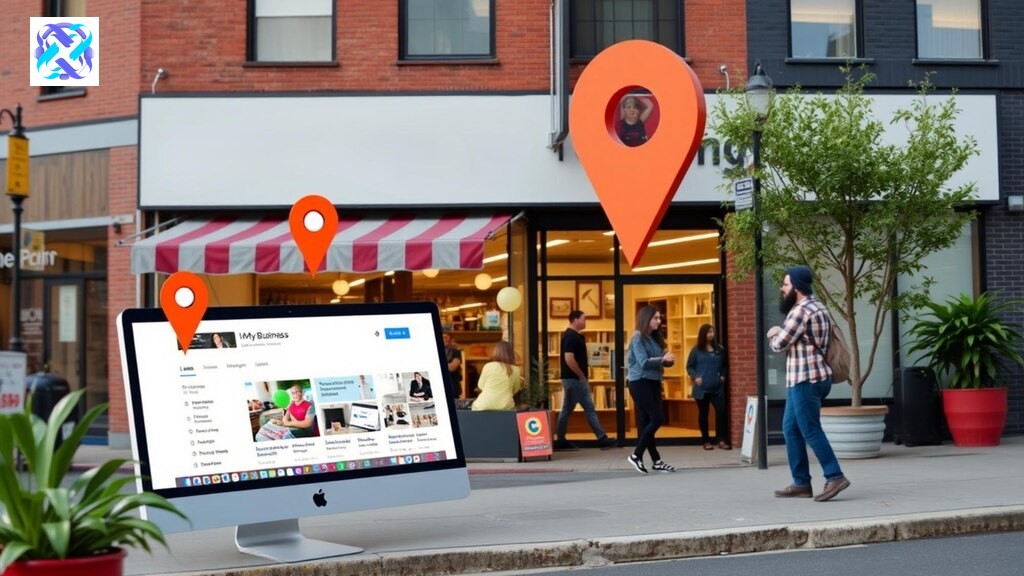 store with location sign